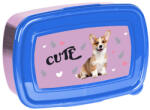 PASO Kutyás műanyag uzsonnás doboz - Cute Corgi (PP26CG-3022 (PP26CG-3022)