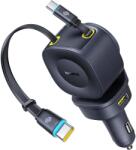 Baseus PrimeTrip VR2 Max autós gyorstöltő 100W 3×USB-C + 1×USB-A fekete C0206601 (C0206601)