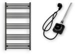 Nero Italia Italia Elektromos Törölközőszárító Radiátor - 75 x 140 cm, Fekete