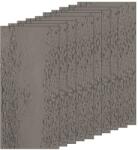  10 darabos Teno® kültéri dekorációs csempe készlet, kőmintás, tartós, vízálló, tűzálló, 7, 2 m2, 120 x 60 cm, szürkésbarna, szürkebarna