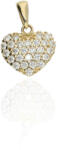 Gold pendants AU86558 - 14 karátos arany szív medál (AU86558)
