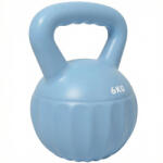 SPORTNOW Kettlebell 6 kg, umplut cu nisip, pentru începători - antrenament de forță acasă, 17 x 17 x 23 cm, albastru | Aosom Romania (A91-481V00BU)