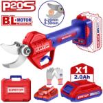 EMTOP Jobb oldali olló 1db elemmel 2.0AH, 20-30mm, szállítódoboz - ELSL203051, EMTOP