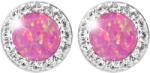 JSB Bijoux Opál Swarovski Light Fuchsia kristálykövekkel 92400040l-fu (Ag925/1000, 1, 4 g)