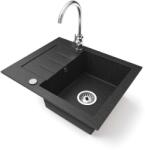 NERO Monza - Gránit Mosogatótálca - Fekete - 57cm - pepita - 45 490 Ft