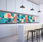 Wallplex falburkoló konyhapanel Flat - pepita