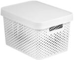 Keter Infinity kosár fedéllel 17 l fehér (3253924742175)
