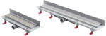 FixTrend Medium 750 falsík melletti rozsdamentes zuhanyfolyóka, 750mm, matt