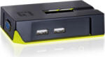 LevelOne Switch KVM Level One KVM-0222 2x USB 2x VGA Black (kvm-0222)