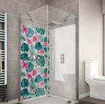 Wallplex fürdőszobai dekorpanel Rózsaszín hibiszkusz 90 cm x 200 cm