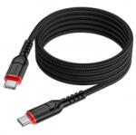 hoco. Плетен кабел Hoco X59 Victory USB-C to USB-C Cable, 60W, 3A, 1 метър, Черен (X59 Victory)