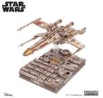 UGears 3D puzzle, Luke Skywalker X-Wing vadászgépe, Ugears, fa, 455 darab