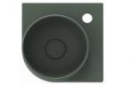 RAVAK Yard Sarok kézmosó 28x28 cm grey green matt XJX08228000 (XJX08228000)