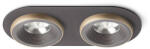  SHARM R II süllyesztett lámpa barna/gyöngyházarany 230V LED 2x10W 24° 3000K