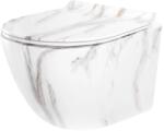 Rea Rea-c6390 - Висяща тоалетна чиния с дъска carter tornado rimless керамика/имитация на камък (re0367)