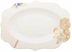 Pip Studio Ovális porcelántál, Pip Studio, Fehér, 40 cm, Royal White kollekció