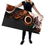 Wallplex falburkoló konyhapanel Coffe black