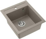 Quadron JOHNNY 100, 430 x 500 mm soft taupe bézs színű gránit mosogatótálca