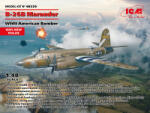 ICM B-26B Marauder, második világháborús amerikai bombázó (100% új öntőformák) 1: 48 (48320) (48320)