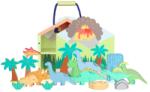 Orange Tree Toys Set de joacă din lemn Orange Tree Toys - Dinozauri, 21 piese (OTT11409) Figurina