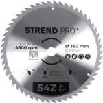 Strend Pro Körfűrészlap, Strend Pro, 350 × 3, 6 × 30/16 mm, 54 db SK fog, hangtompító és tágulási hornyokkal, puhafához, keményfához, OSB, MDF, furatszűkítővel (TC2232038)