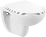 Roca Victoria vas wc cu capac soft-close agăţat fără margine alb lucios A34HV02000 (A34HV02000)