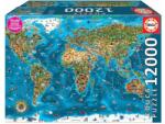 Educa 12000 db-os puzzle - A világ csodái (19057) (19057)