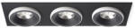  SHARM SQ III süllyesztett lámpa fekete/fehér 230V LED 3x10W 24° 3000K