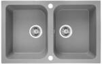 Laveo Celia 80, 760 x 480 mm szürke színű gránit mosogatótálca