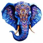 Recent Toys Wooden / colorful puzzle 174 pcs. - Elephant