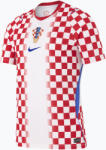 Nike Tricou de fotbal pentru bărbați Nike Dri-Fit Croatia Stadium Home 2026 white/university red