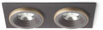  SHARM SQ II süllyesztett lámpa barna/gyöngyházarany 230V LED 2x10W 24° 3000K