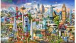 Educa 42000 db-os Panoráma puzzle - A világ körül (17570) (8412668175709)