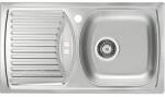  Chiuveta Bucatarie Cu O Cuva Alveus Basic 150 Leinen, 78x35 Cm, Cu Picurator Pe Partea Stanga, Inox