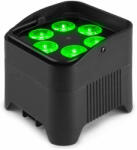  BeamZ BBP96S 6x 12W 6-in-1 RGBAW-UV LED lámpa, DMX, akkumulátor, 9 órás üzemidő - pepita