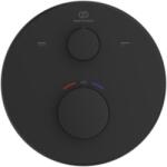 Ideal Standard Ceratherm T100 kád és zuhany csaptelep süllyesztett z termosztáttal fekete A8584XG (A8584XG)