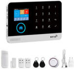  WiFi/GSM Intelligens Riasztórendszer, 2.4″ TFT kijelző, mozgásérzékelős, érintős gomb, WiFi és GSM dual hálózat, Tuya Smart alkalmazással (TB2589)