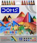 DOMS Mega Triangle Комплект цветни моливи 12 бр (<![CDATA[N80443]]>)