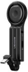 USAMS adapter AU11 2 az 1-ben USB-C - 3, 5mm +USB-C + gyűrűs tartó fekete (USA009BLK)