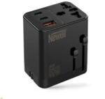 Newell NL3821 Világutazó szabvány hálózati adapter - Fekete (NL3821)