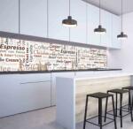 Wallplex falburkoló konyhapanel Café Latte - pepita