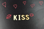  family fa felirat " kiss" - 3, 5 cm magas