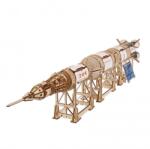 UGears 3D puzzle, NASA Saturn V, Ugears, fa, 500 darab