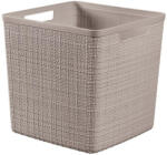 Keter Jute Cube Tárolódoboz - 17L - Taupe (3253924873268)