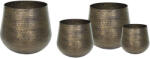  Madras Caldron fém üst szett réz 26x2-50x38cm S/4 (128715)