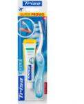 Trisa Travel Medium 622346 fogkefe, 9 ml-es, fogkrémmel