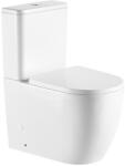 Welland Enzo Rimless kompakt/monoblokk WC szett + soft-close WC ülőke - pepita