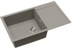Evido Cubo XL 6S compact gránit mosogató, 860 x 500 mm, platina