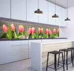 Wallplex falburkoló konyhapanel Tulipánok - pepita