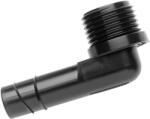 Hunter szórófejbekötő könyök HSBE 16mm x 1/2" fekete
